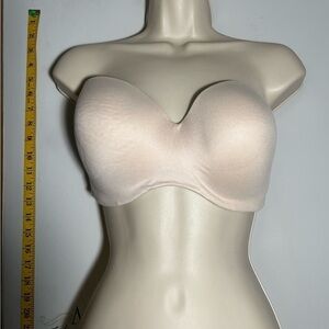 Women's Victoria's Secret Beige Strapless Bra 36DD